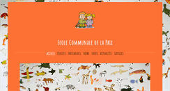 Desktop Screenshot of ecolecommunalerhode.be